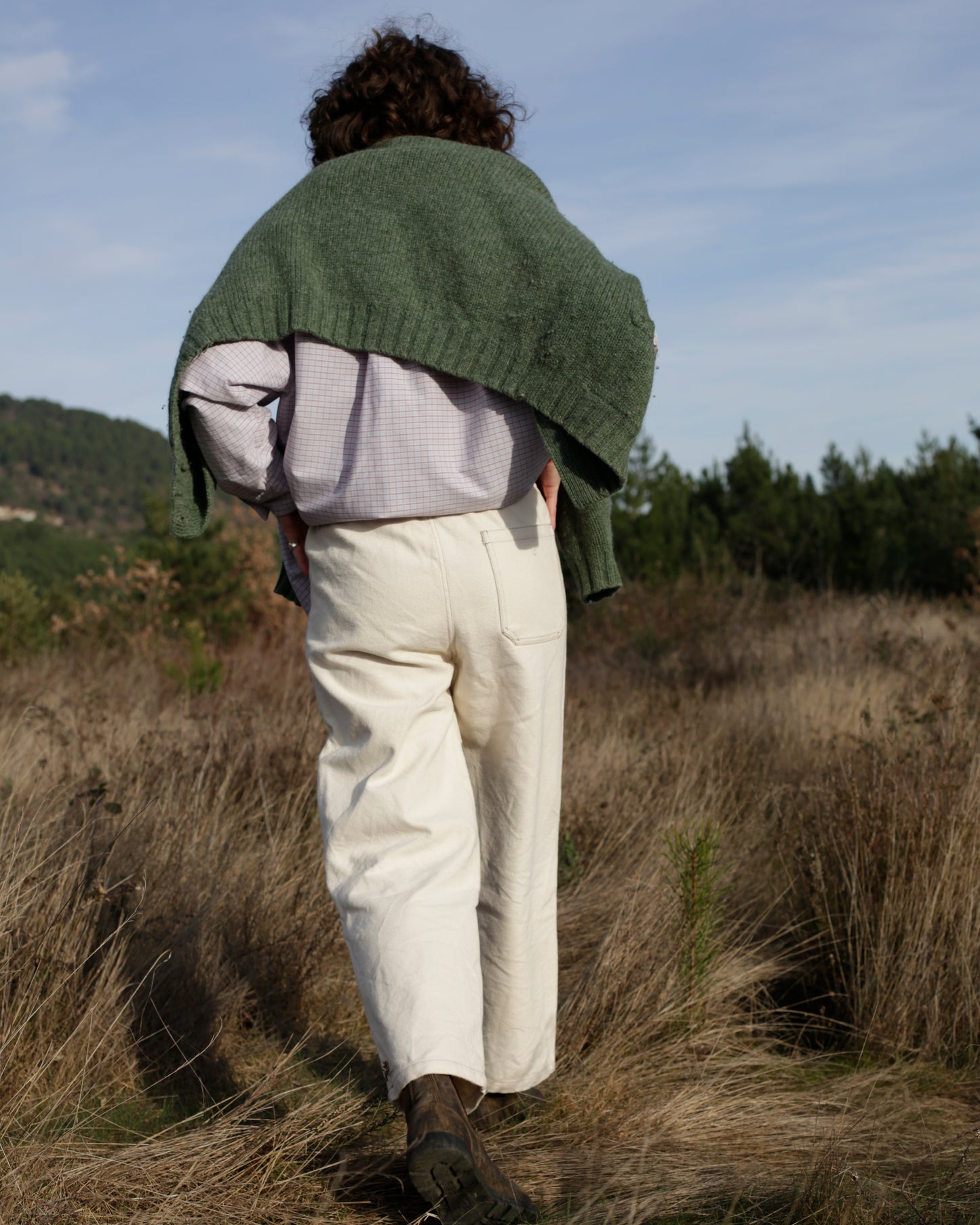 Stable trouser patch saanen