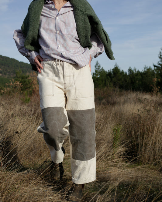 Stable trouser patch saanen