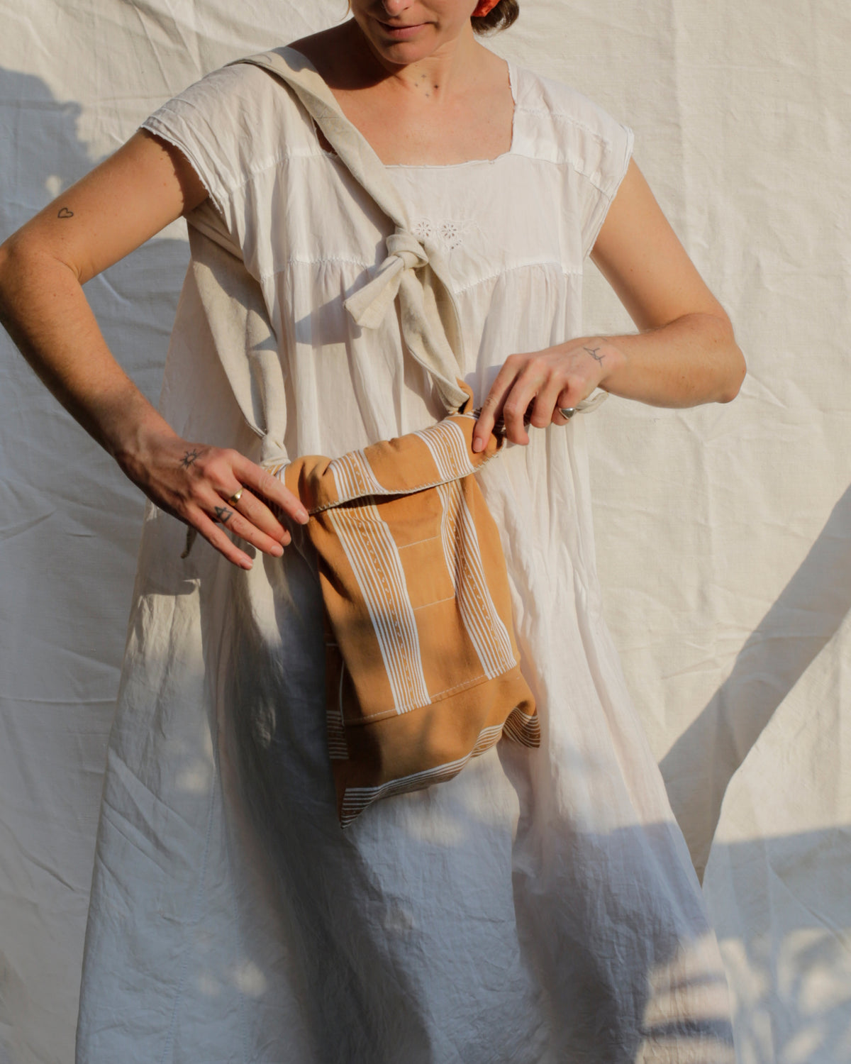 Sac à pain - tan stripe
