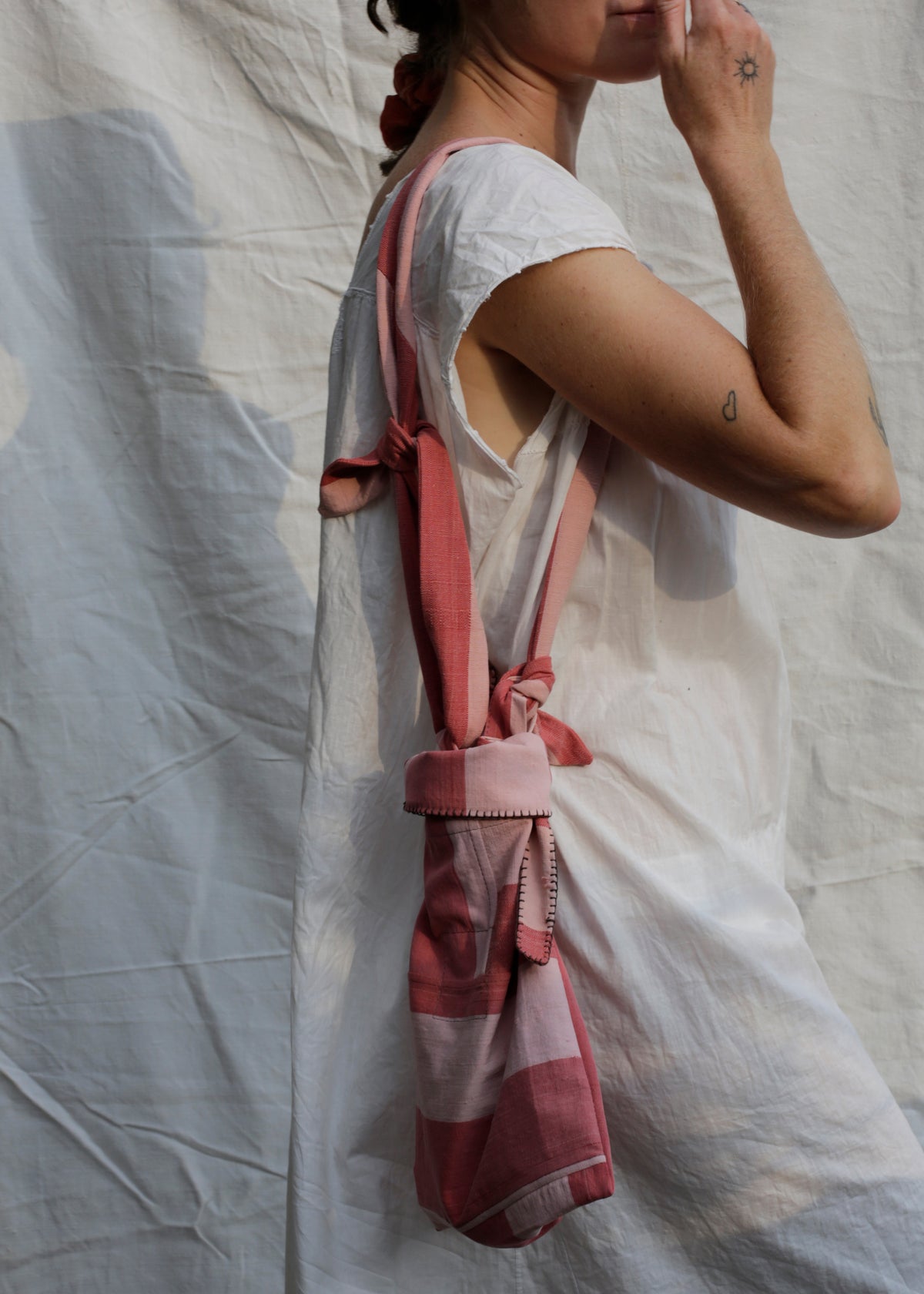 Sac à pain - pink stripe