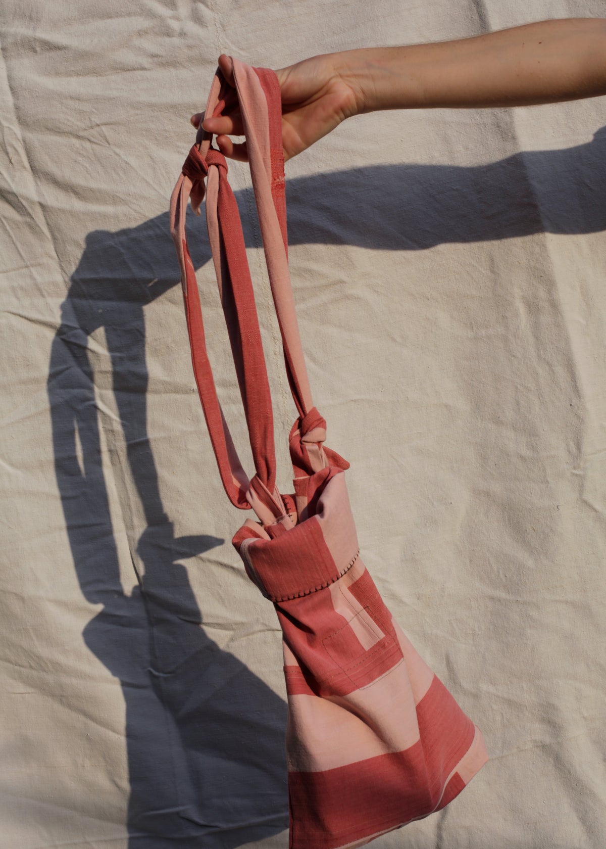 Sac à pain - pink stripe