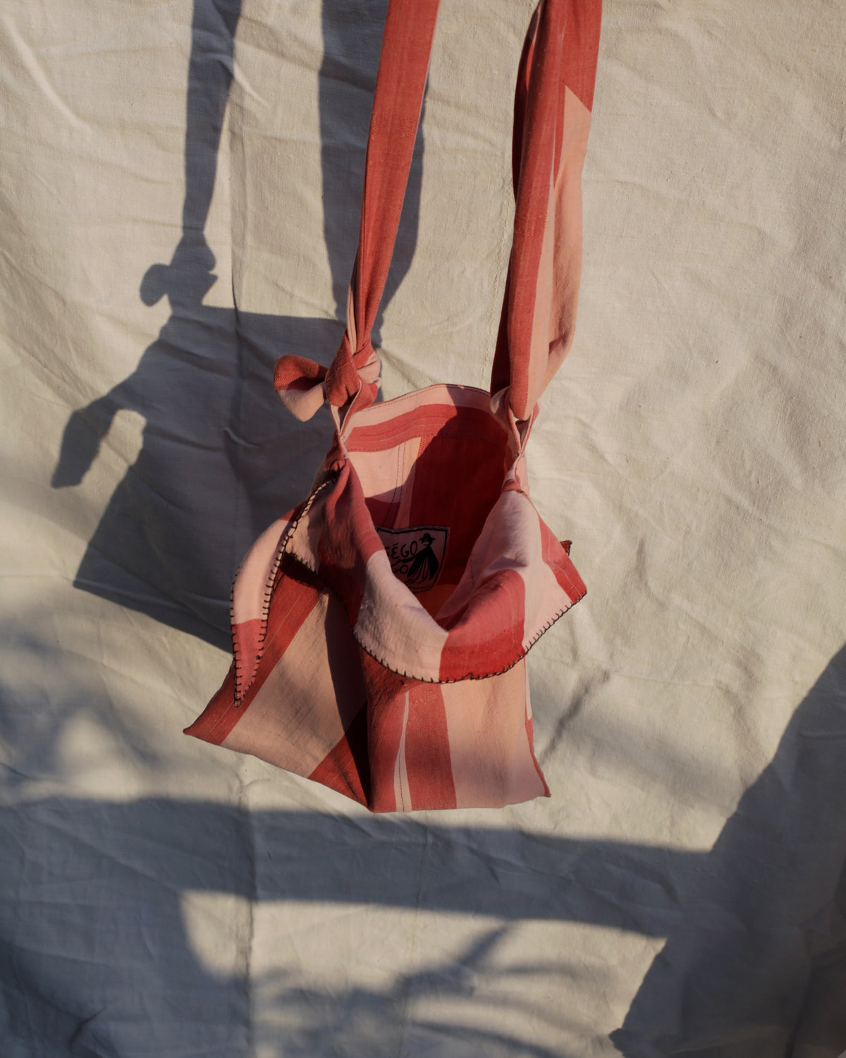 Sac à pain - pink stripe