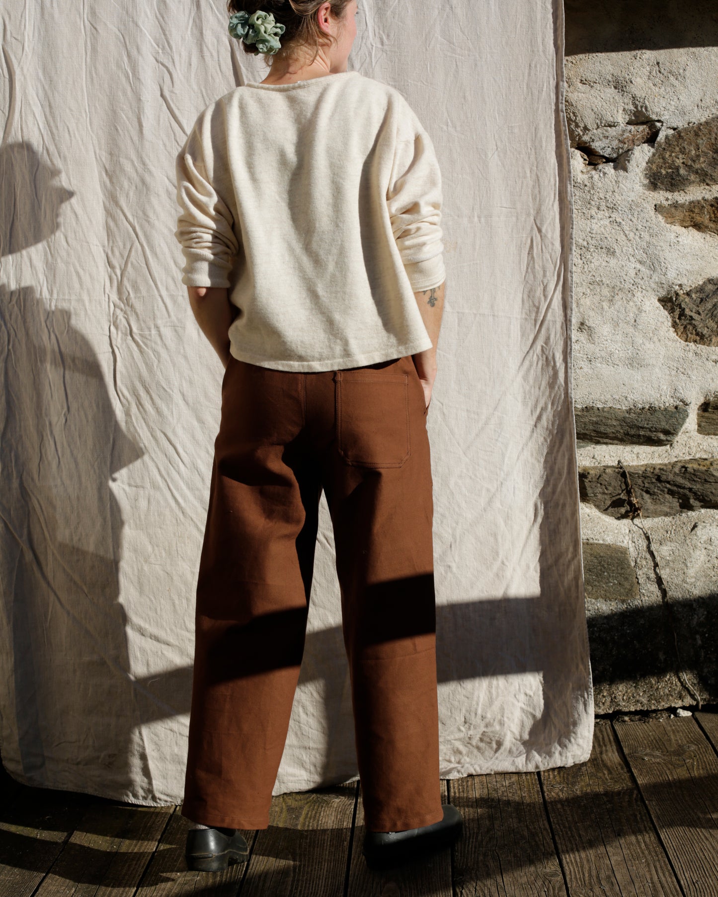 Stable trouser chestnut