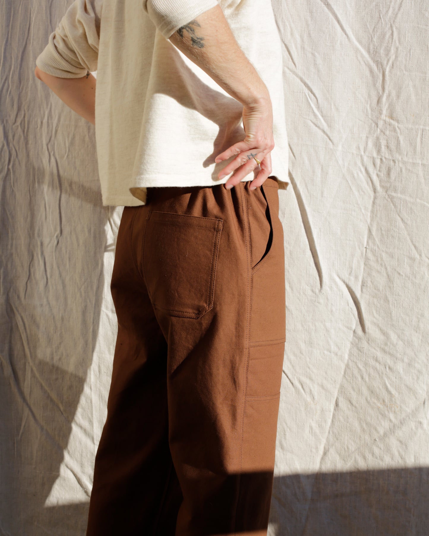 Stable trouser chestnut