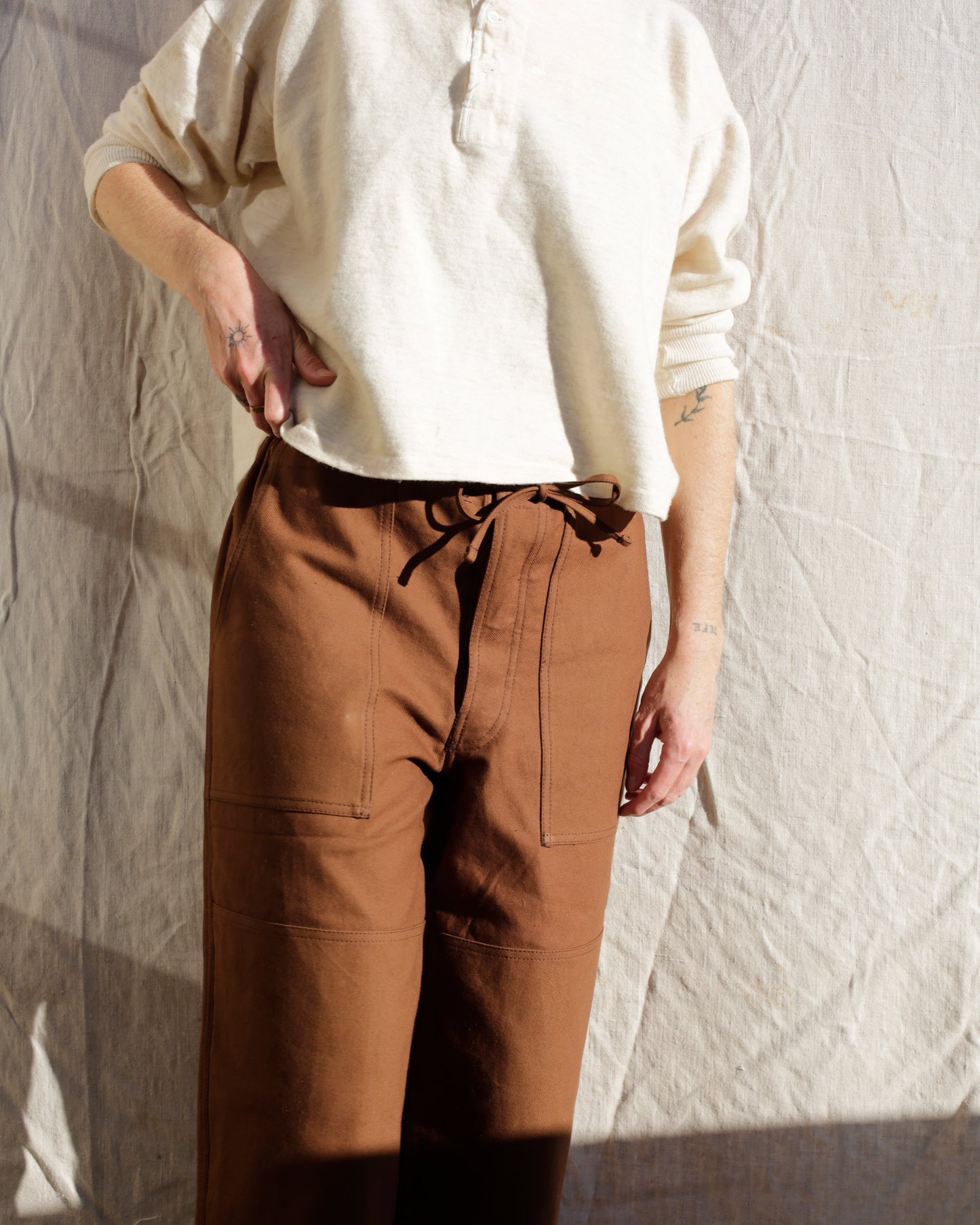 Stable trouser chestnut