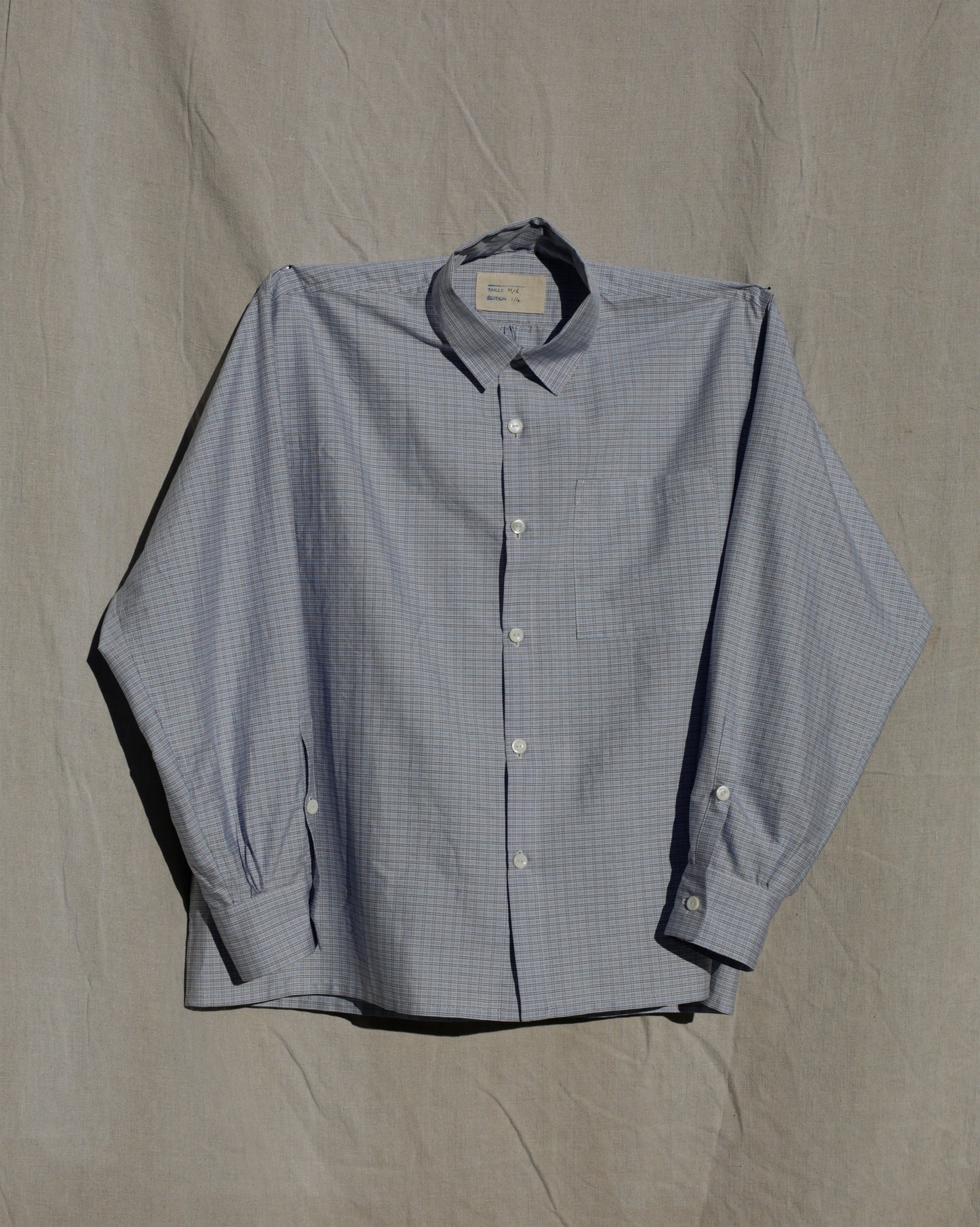 Chemise de Berger - French check blue