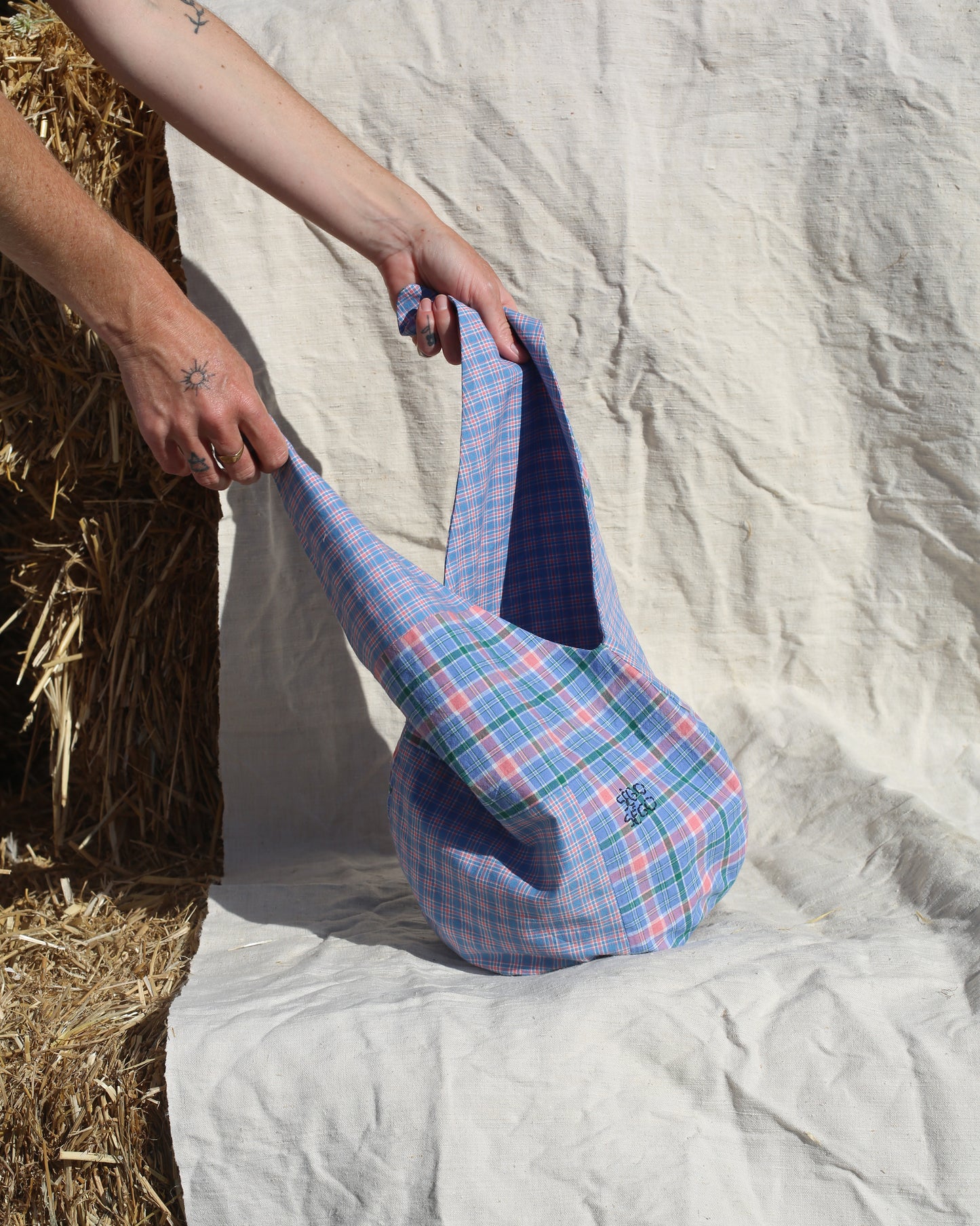 Lunch bag carreaux patchwork